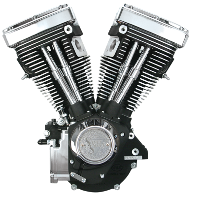 S&S V80 engine Black no ign./no carb (GB)