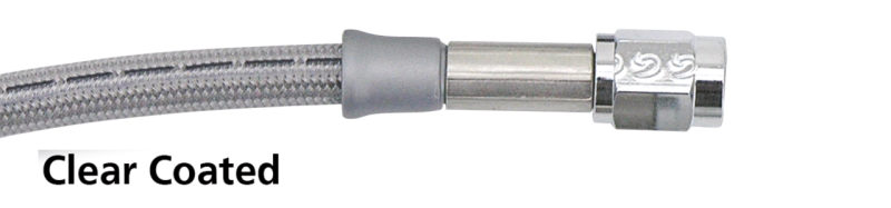 Clearcoated brake line 71" TUV (GB)