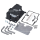 S&S install kit oil line FXD06-17 wr/Blk (GB)