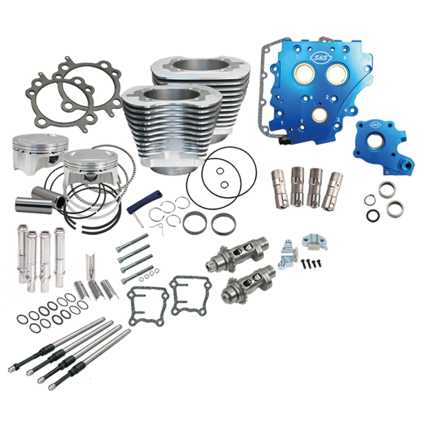 S&S 110CI Powerpack silver 585CE TC07-17 (GB)