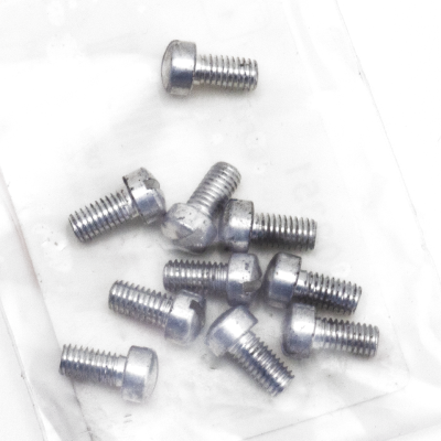 10pck Fillisterhead screw 10-32x3/8, WhP (GB)