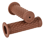 Burly Rubber Diamond Grips 1" Brown