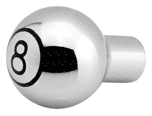 JM Choke Knob 8 Ball Chrome (GB)