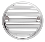 JM Timing Cover Finned Chr FLH/T17-Up