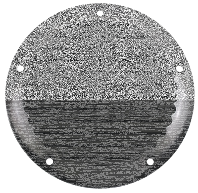 JM Derby Cover Finned Blk BT99-18 (GB)