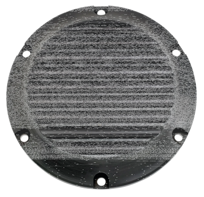 JM Derby Cover Finned Blk XL04-22 (GB)