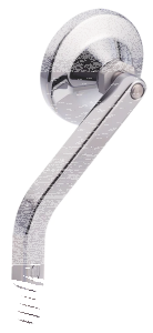 JM Mirror No. 2 Solid Short LH Chrome (GB)