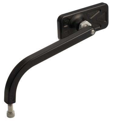 JM Mirror No. 1 Solid Long LH Black (GB)