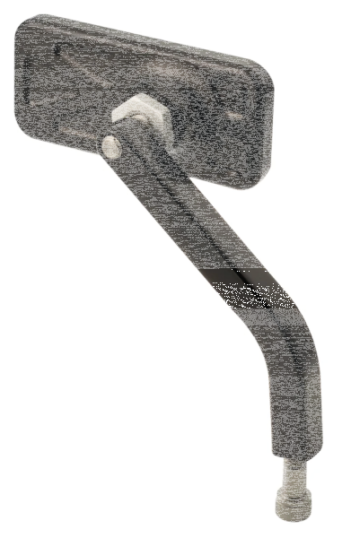 JM Mirror No. 1 Solid Short RH Black (GB)