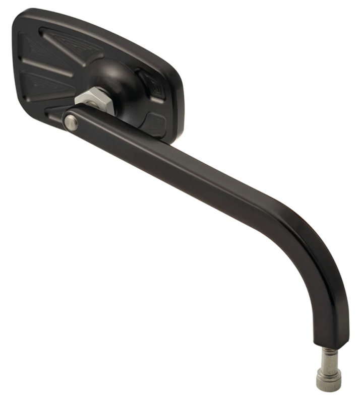 JM Mirror No. 8 Solid Long RH Black (GB)