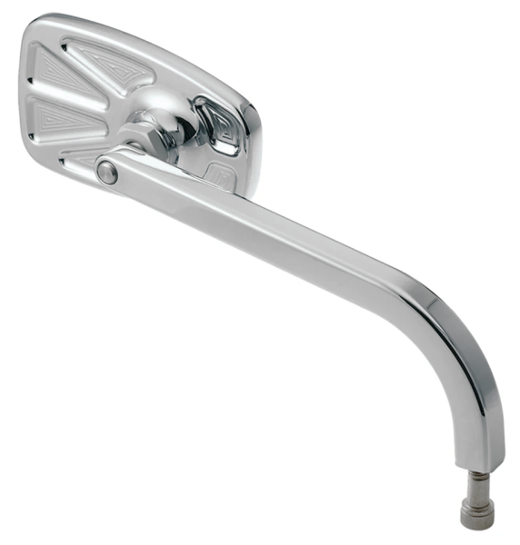 JM Mirror No. 8 Solid Long RH Chrome (GB)