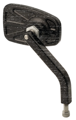 JM Mirror No. 8 Solid Short RH Black (GB)