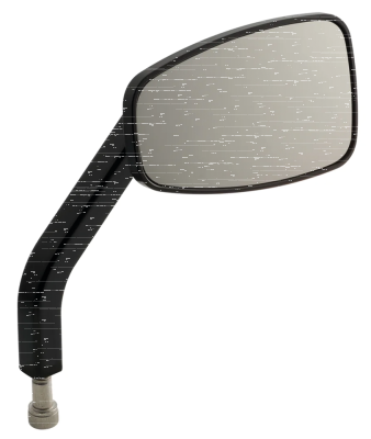 JM Mirror No. 8 Solid Short RH Black (GB)