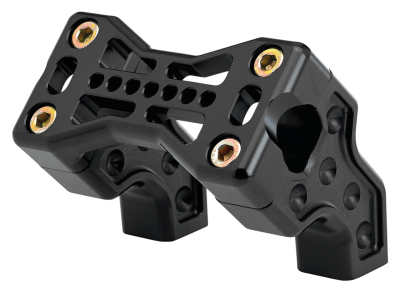 JM PB Risers 2.5" Bridge Clamp Black (GB)