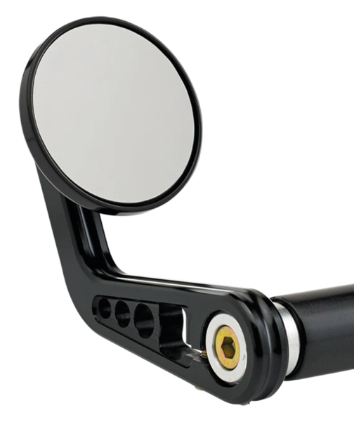 JM Bar-End Mirror 2-1/4" Stem A Black (GB)
