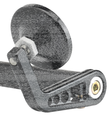 JM Bar-End Mirror 2-1/4" Stem A Black (GB)