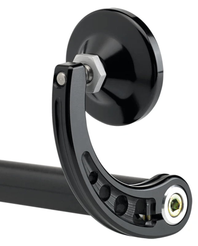 JM Bar-End Mirror 2-1/4" Stem C Black (GB)