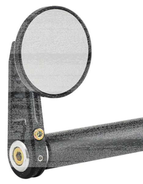 JM Bar-End Mirror 2-1/4" Stem D Black (GB)