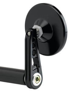 JM Bar-End Mirror 3-1/4" Stem D Black