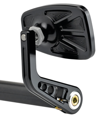JM Bar-End Mirror Cafe Stem A Black (GB)