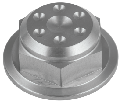 JM Steering Stem Nut Silver Indian 14-Up