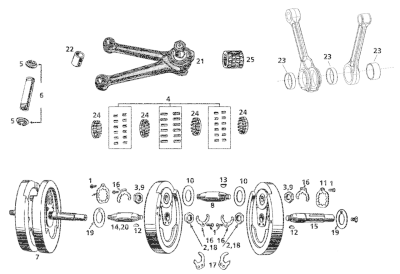 crank pin 3 hole type WL29-up (GB)
