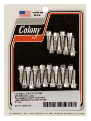 Colony chrome valve cover screws BT48-50 (GB)