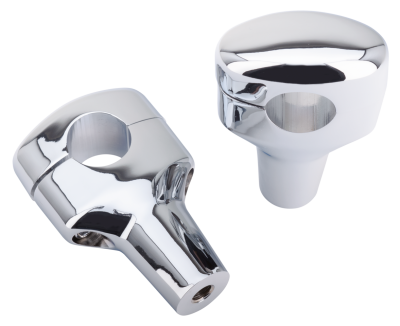 Chrome Fat Bar risers H=3.5" 1.25" bar (GB)