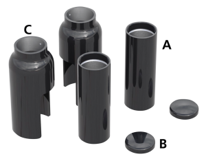 Fork Cover Kit 6PC Black FXBB/FXST18-Up
