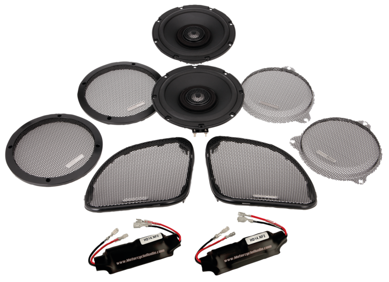 6.5" Fairing Speakers 2 Ohm FLH/T14-Up (GB)
