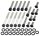 Prim. Cover Bolts Matt Blk BT89-99 (GB)