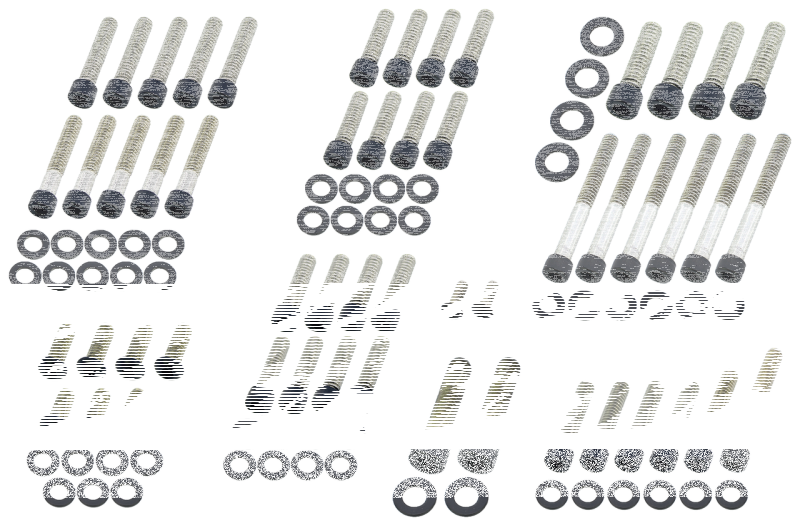 Eng. Bolt Kit Matt Blk FLH/T87-98 (GB)