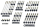 Eng. Bolt Kit Matt Blk FLH/T07-16 (GB)