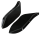 Side Wing Air Deflectors Black FLH/T14-
