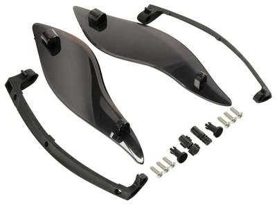 Side Wing Air Deflectors Smoke FLH/T-14-