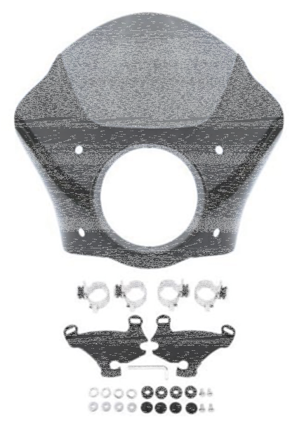 Gauntlet Fairing Gloss Black XL88-22 (GB)