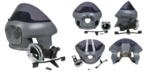 7" FXRP Fairing Unpainted Smoke FXD06-17