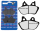 FR+RR Pads Xtreme Profiled HD00-07 (GB)