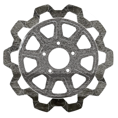 RR Bow-Tie 11.5"x6mm BL/BL 9-Spoke (GB)