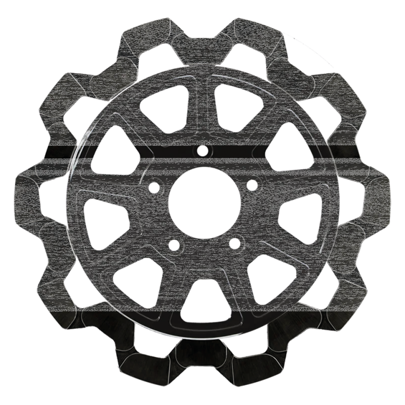 FR Bow-Tie 11.8"x5mm BL/BL 9-Spoke (GB)
