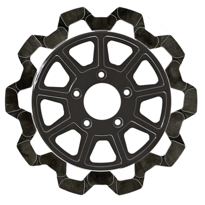 RR Bow-Tie 11.8"x7mm BL/BL 9-Spoke (GB)