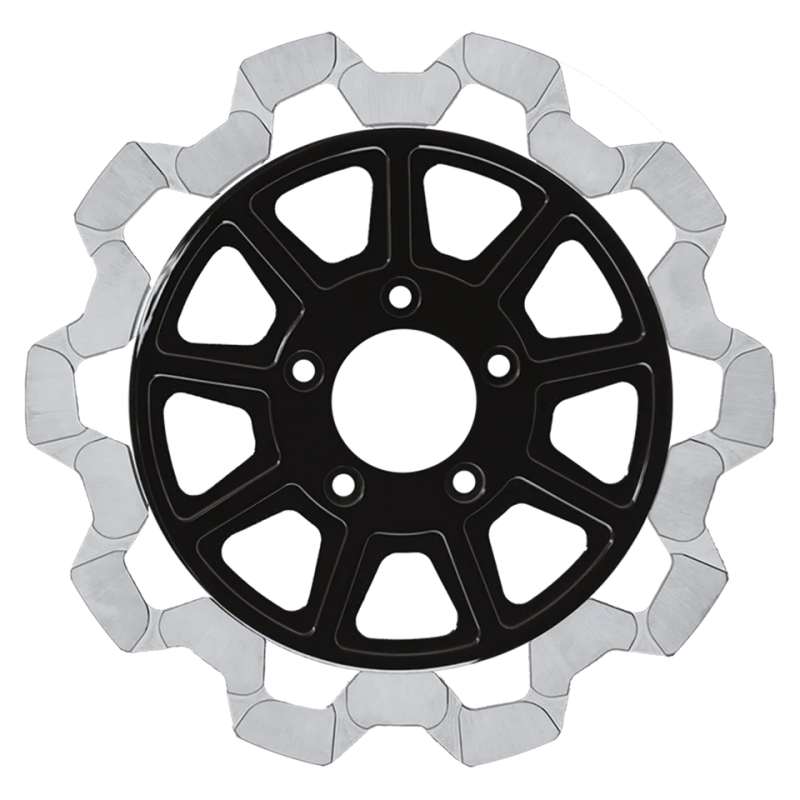 RR Bow-Tie 11.5"x6mm BL/MF 9-Spoke (GB)
