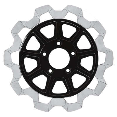 RR Bow-Tie 11.5"x6mm BL/MF 9-Spoke (GB)