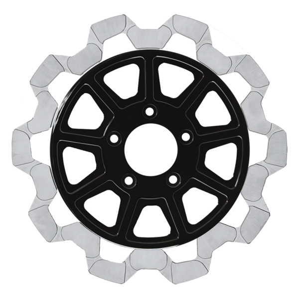 FR Bow-Tie 11.8"x5mm BL/MF 9-Spoke (GB)
