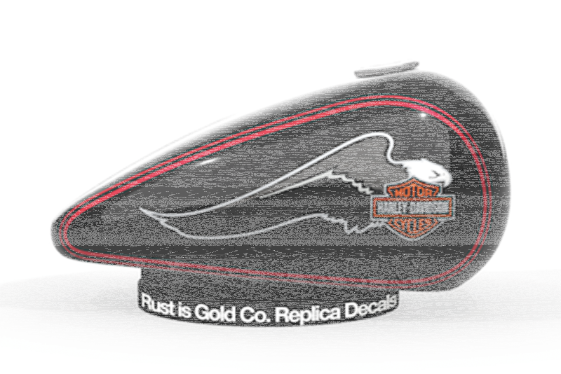Tank Decals Gray/Silv./Orange FXSTS88-89 (GB)