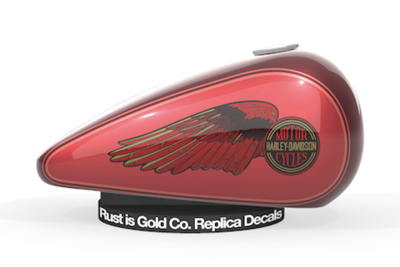 Tank Decals Red/Gold FL81-82 (GB)