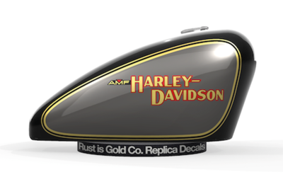 Tank Decals Gold/Red FXS80 XLS79-80 (GB)