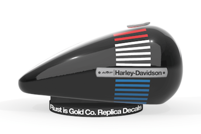 Tank Decals Red/White/Blue FLH73 (GB)