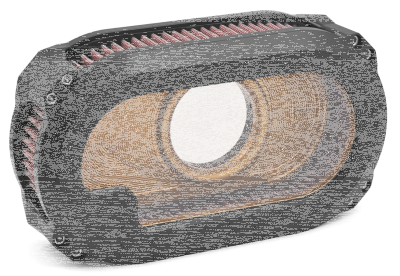 Next Level See-Thru A/C BL/GO TC08-17 (GB)
