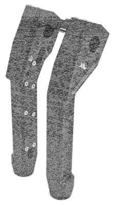 Next Level 10" Pullback Risers 1-1/8" (GB)